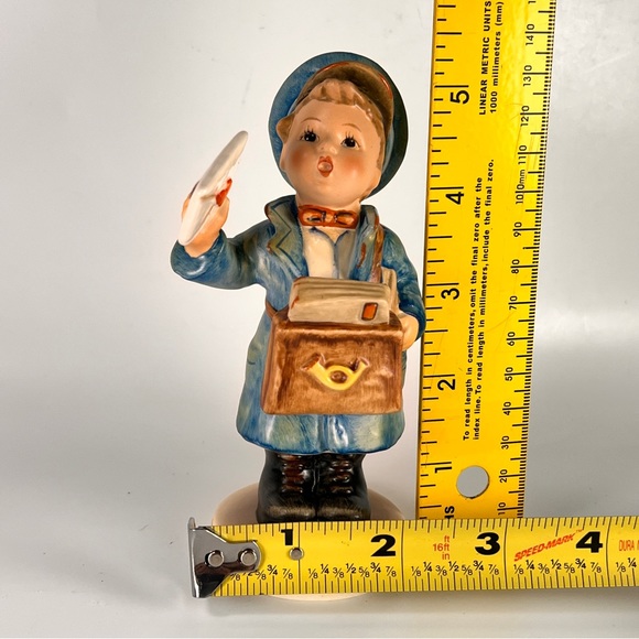 Vtg Goebel Hummel Figurine Postman W. Germany TMK6 Signed '83 #119 - Picture 13 of 14